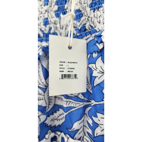 New NWT Jennifer & Grace Smocked Waist Tiered Skirt Large Style Style ct2364m - Picture 5 of 9